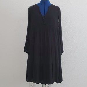 Loft womens ruffled dress petite fall shift dress